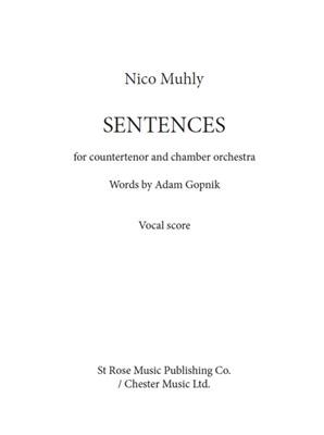 Nico Muhly: Sentences: Kammerensemble