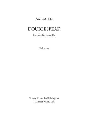 Nico Muhly: Doublespeak: Kammerensemble