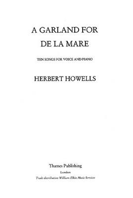 Herbert Howells: Garland For De La Mare: Gesang mit Klavier