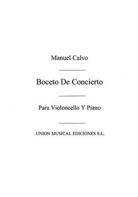 Boceto De Concierto: Cello mit Begleitung