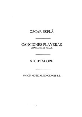 Oscar Espla: Canciones Playeras: Orchester