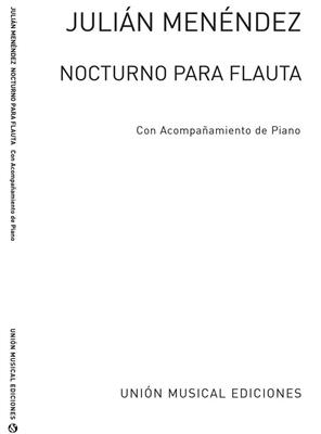Julian Menéndez: Nocturo For Flute And Piano: Flöte mit Begleitung