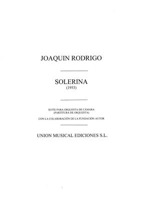 Joaquín Rodrigo: Soleriana: Orchester