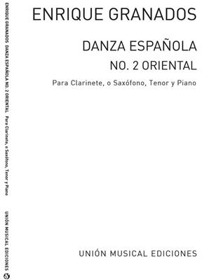 Danza Espanola No.2 Oriental: Klarinette mit Begleitung