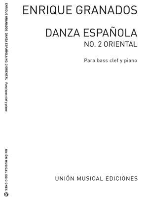 Danza Espanola No.2 Oriental: Instrument im Tenor- oder Bassschlüssel