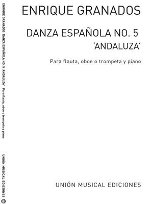 Danza Espanola No.5 Andaluza: Flöte mit Begleitung