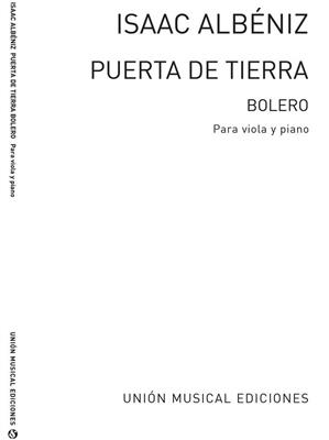 Isaac Albéniz: Manuel Francisco Puerta De Tierra-Bolero: Viola mit Begleitung