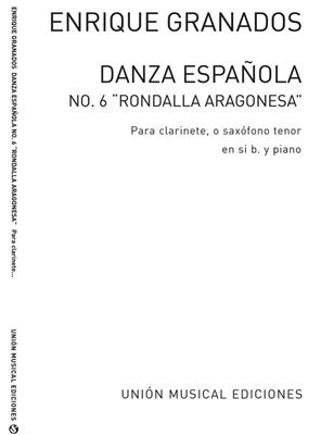 Danza Espanola No.6 For Clarinet: Klarinette mit Begleitung