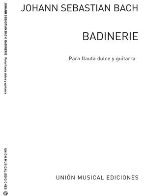 Johann Sebastian Bach: Badinerie De La Suite No. 12 In B Minor BWV 1067: Flöte mit Begleitung