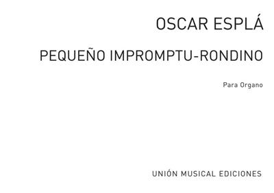 Oscar Espla: Pequeno Impromptu: Orgel