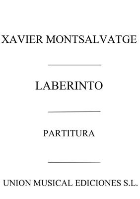 Xavier Montsalvatage: Laberinto Partitura: Orchester