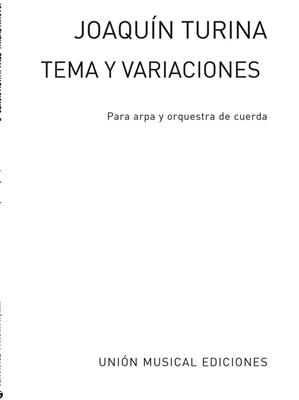 Joaquín Turina: Tema Y Variaciones Opus 100 Numero 1: Orchester mit Solo