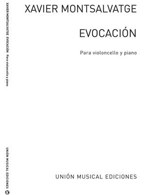 Xavier Montsalvatage: Evocacion: Cello mit Begleitung