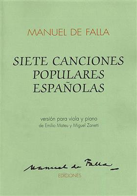 Manuel de Falla: 7 Canciones Populares Espanolas: Viola mit Begleitung
