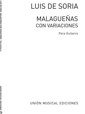 Malaguenas Con Variaciones: Gitarre Solo