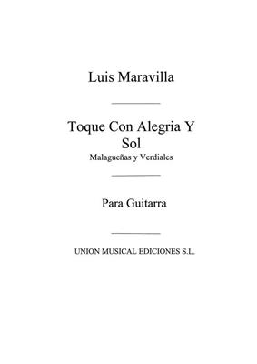 Toque Con Alegria Y Sol Malaguenas Y Verdiales: Gitarre Solo