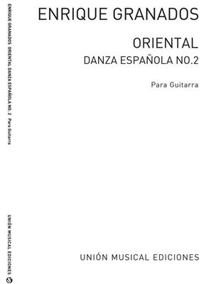 Granados Danza Espanola No.2 Oriental: Gitarre Solo