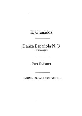 Danza Espanola No.3 Fandango (azpiazu): Gitarre Solo