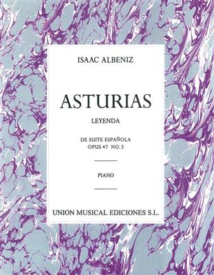 Isaac Albéniz: Asturias (leyenda) De Suite Espanola Op.47 No.5: Klavier Solo