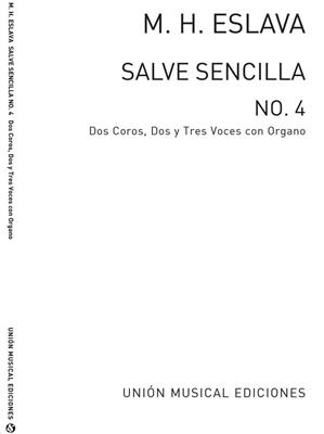 Salve Sencilla: Gemischter Chor mit Klavier/Orgel