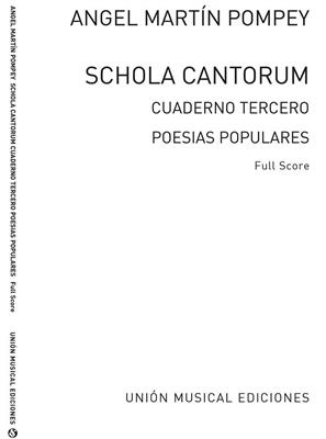 Martin Pompey: Schola Cantorum Vol.3: Gemischter Chor mit Begleitung