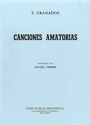 Granados: Canciones Amatorias: Gesang mit Klavier