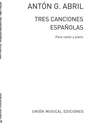Anton Garcia Abril: Tres Canciones Espanolas: Gesang mit Klavier