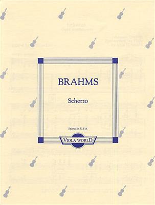 Johannes Brahms: Scherzo: (Arr. Alan H. Arnold): Viola mit Begleitung