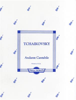 Pyotr Ilyich Tchaikovsky: Andante Cantabile: (Arr. Alan H. Arnold): Viola Solo