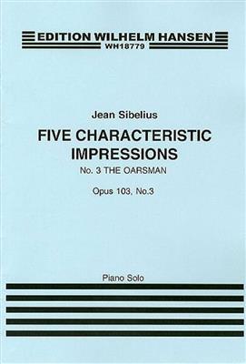 Jean Sibelius: Five Characteristic Impressions Op. 103 No. 3: Klavier Solo