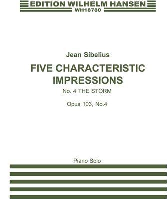 Jean Sibelius: Five Characteristic Impressions Op. 103 No. 4: Klavier Solo