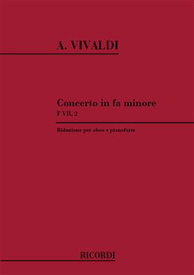 Antonio Vivaldi: Concerto per Oboe, Archi e BC: in Fa Rv 455: Oboe mit Begleitung