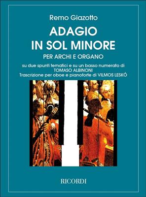 Tomaso Albinoni: Adagio In Sol Min. Per Archi E Organo: Oboe mit Begleitung