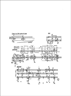 Sylvano Bussotti: Le Racine. Pianobar Pour Phedre: Gesang mit Klavier