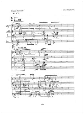 Franco Donatoni: Rasch: Saxophon Ensemble