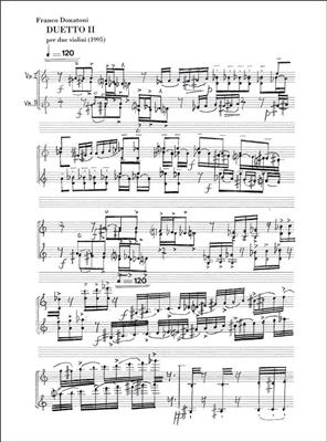 Franco Donatoni: Duetto II: Violin Duett