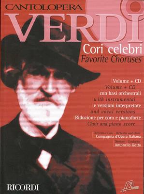 Giuseppe Verdi: Cantolopera: Cori Celebri: Gemischter Chor mit Klavier/Orgel