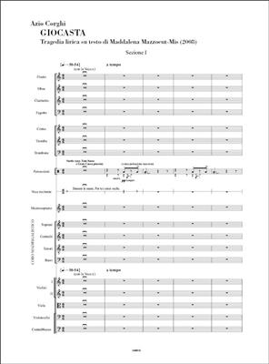 Azio Corghi: Giocasta: Gemischter Chor mit Ensemble