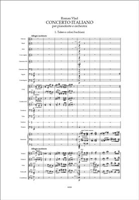 Roman Vlad: Concerto Italiano: Orchester mit Solo