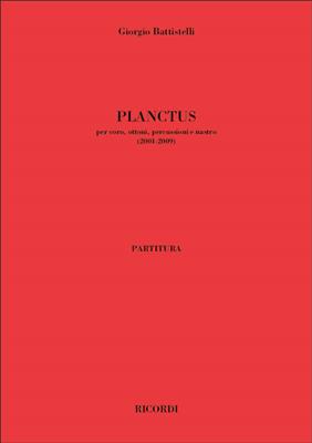 Giorgio Battistelli: Planctus: Gemischter Chor mit Ensemble