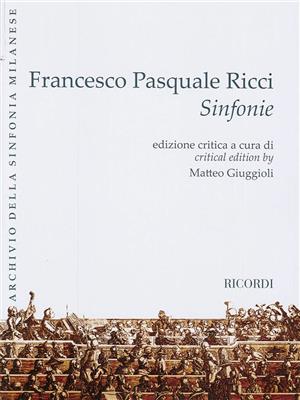 Francesco Pasquale Ricci: Sinfonie: Kammerensemble