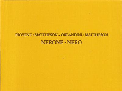 Giuseppe Maria Orlandini: Nerone - Nero: (Arr. Johann Mattheson): Opern Klavierauszug