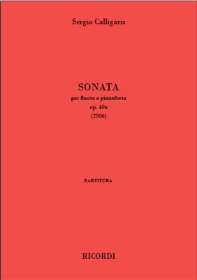 Sergio Calligaris: Sonata op. 40a: Flöte mit Begleitung