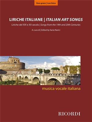 Italian Art Songs Medium/Low Voice: Gesang mit Klavier