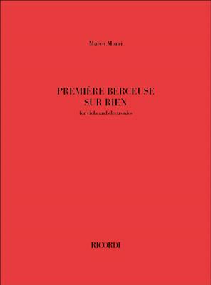 Marco Momi: Première berceuse sur rien: Viola Solo