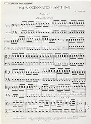 Georg Friedrich Händel: Four Coronation Anthems: Gemischter Chor mit Ensemble