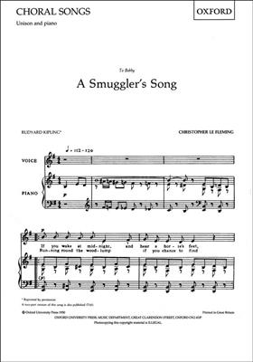 Christopher Le Fleming: A Smuggler's Song: Gemischter Chor mit Begleitung