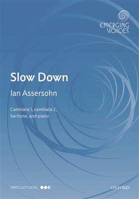 Ian Assersohn: Ian Assersohn: Slow Down: Gemischter Chor mit Klavier/Orgel