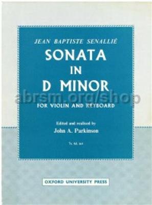 Jean-Baptiste Senaillé: Sonata In D Minor No. 4: Violine mit Begleitung