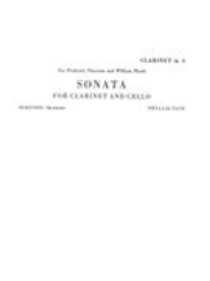 Phyllis Tate: Sonata for clarinet and cello: Klarinette mit Begleitung